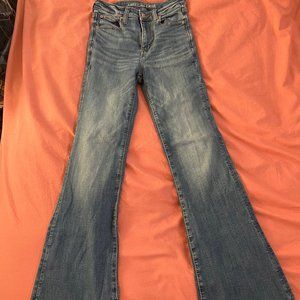 American Eagle Super Hi-Rise Flare Jeans